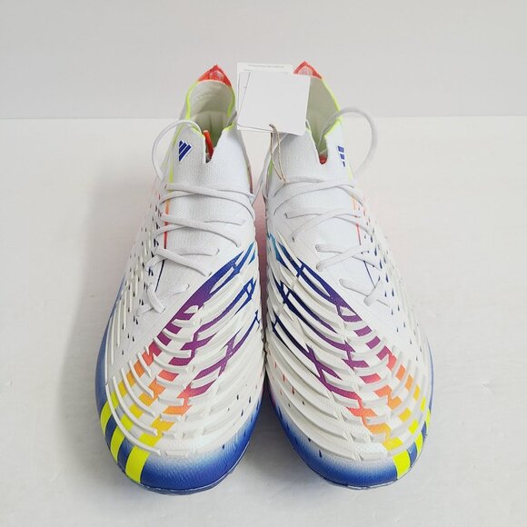 NEW Adidas Predator Edge.1 SG Soccer Cleats GW1021 Size 7.5 White main image 4